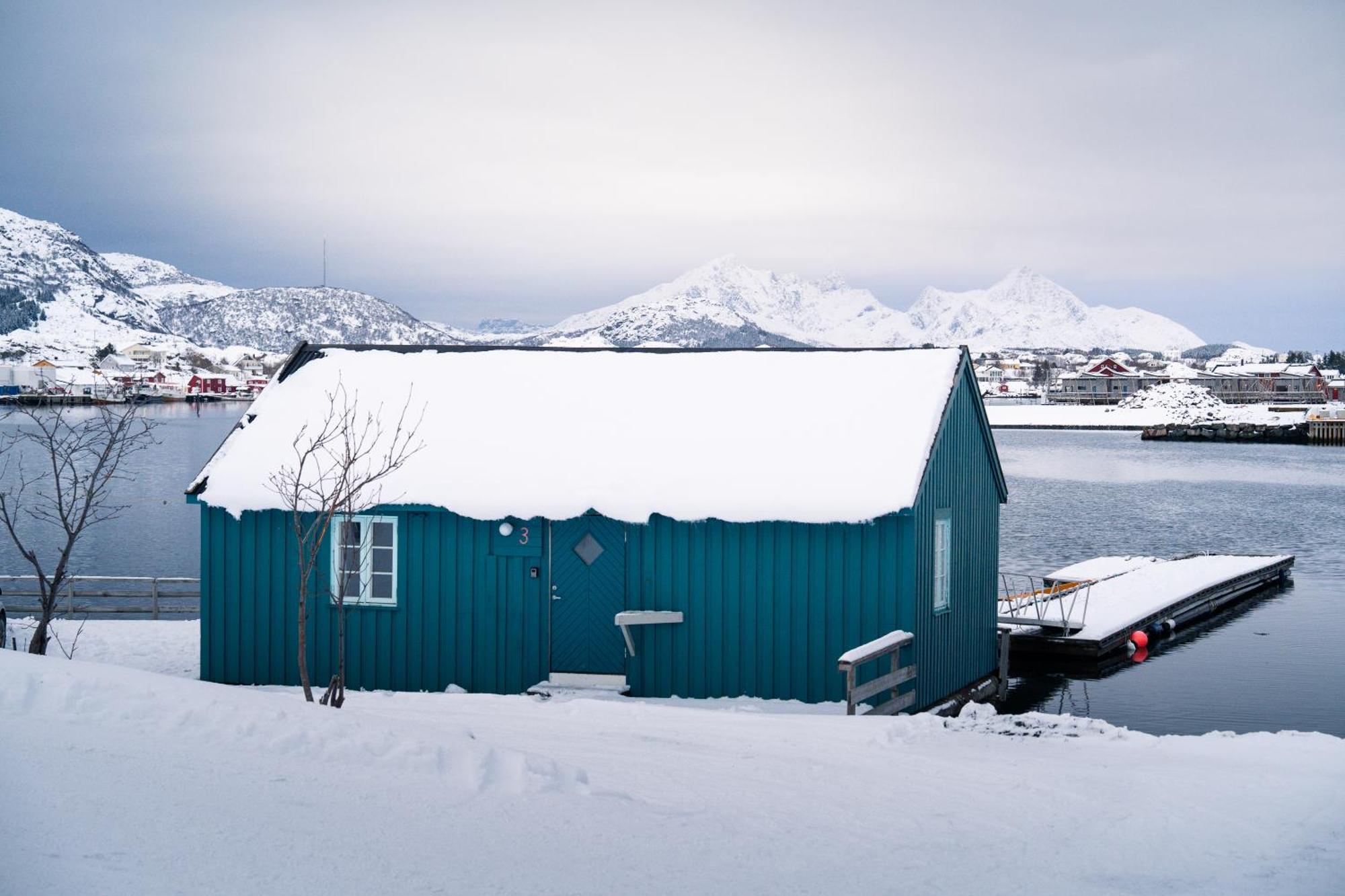 Kraemmervika Rorbuer - Rustic Cabins In Lofoten Баллстад Екстер'єр фото